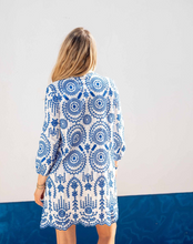 Load image into Gallery viewer, Edie Embroidered Tunic Dress