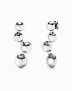 Ser Intrepida Drop Earrings Silver