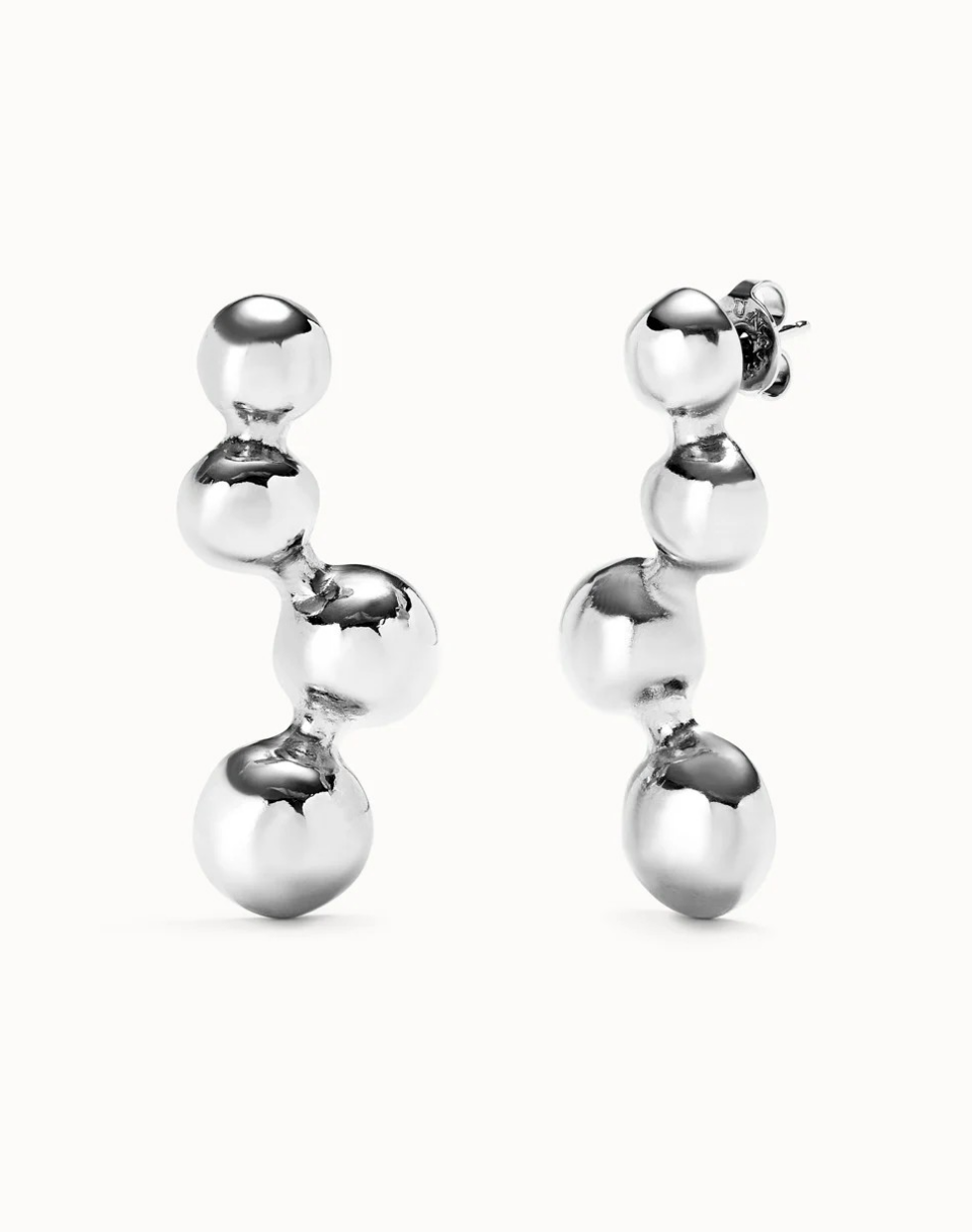 Ser Intrepida Drop Earrings Silver