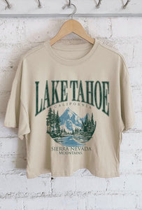 Tahoe Crop Tee