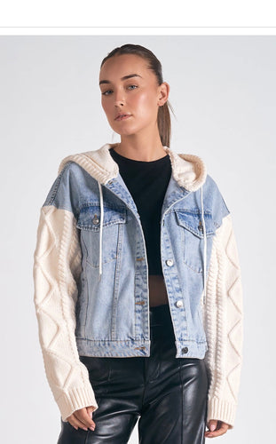 Denim Jacket Hoodie