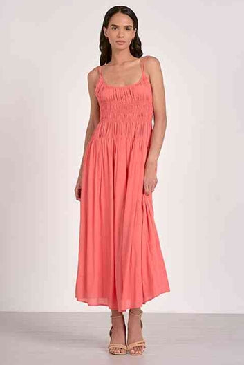 Michaela Coral Maxi Dress