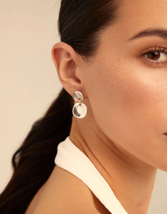 Scales Earrings Silver