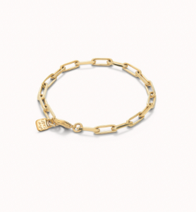 Hazte Uno Bracelet 18k Gold Plated Big Links