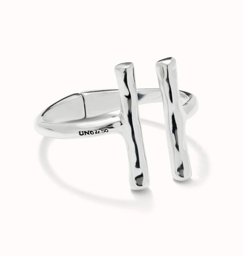 Ser Natural Vertical Tubes Bracelet Silver