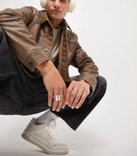 Load image into Gallery viewer, Ser Natural Vertical Tubes Ring Silver