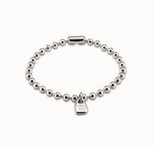 Load image into Gallery viewer, Emotions Beaded Charm Bracelet Silver