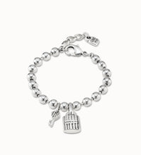 Load image into Gallery viewer, Silver Key Bracelet