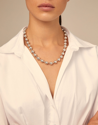 Snowflake Necklace Silver
