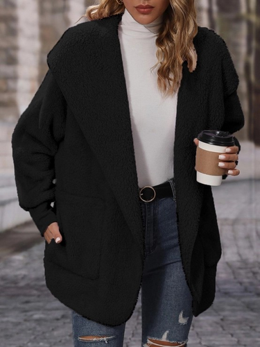 Teddy Oversized Hooded Coat