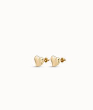 Load image into Gallery viewer, Uno Heart Earrings Gold