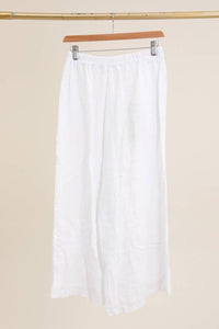 Italian Linen Wide Leg Pants