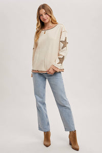 EMI STAR SLEEVED TOP