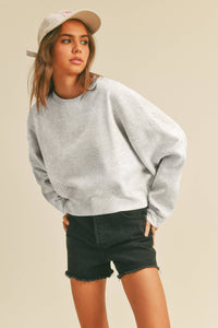 Basic Crop Sweatshirt