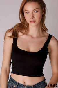 Lettuce Edge Crop Top