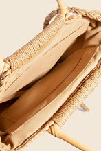 Load image into Gallery viewer, Intricate Basket Weave Square Hand Bag