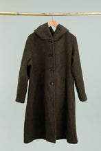 Load image into Gallery viewer, Petra Long Chocolate Wool Coat Italy