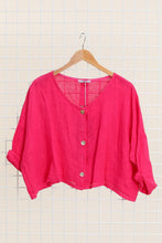 Load image into Gallery viewer, Italian Linen Button Down Top
