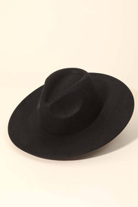 Flat Brim Fedora Fashion Hat