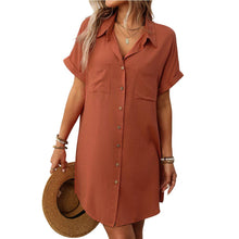 Load image into Gallery viewer, Tandy Striped Shirt Dress