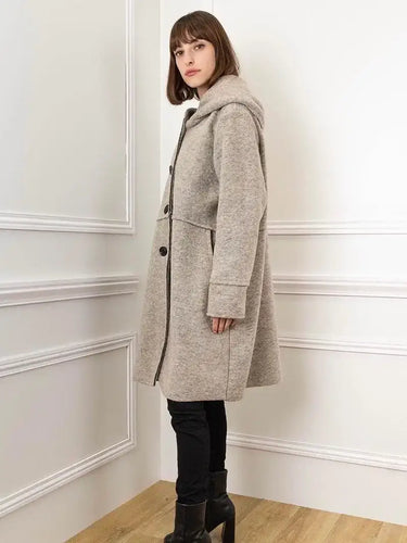 Caterina Italian Wool Blend Coat