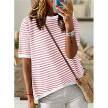 Load image into Gallery viewer, Tilly Striped Short Sleeve Knit Sweater