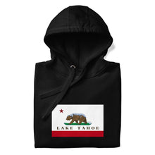 Load image into Gallery viewer, Unisex Hoodie CA Flag with Bear - Lake Tahoe