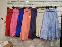 Load image into Gallery viewer, Italian Cotton Maxi Skirt