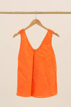 Load image into Gallery viewer, V-neck Tank Top 100% linen