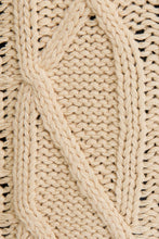 Load image into Gallery viewer, DARCY OVERSIZED CABLE KNIT SWEATER
