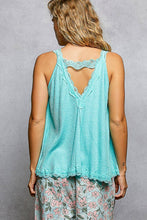 Load image into Gallery viewer, Black Lace Tank Top