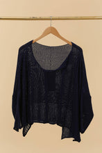 Load image into Gallery viewer, Bizou Asymmetrical Cotton Sweater - France