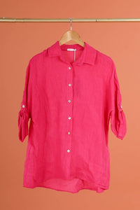 Adore - 100% Italian linen blouse