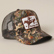 Load image into Gallery viewer, Cowboy and Horse Embroidery Patch Mesh Cap
