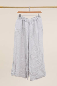 Italian Linen Wide Leg Pants