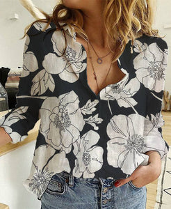 Rosa Linen Buttondown Shirt