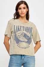 Load image into Gallery viewer, Tahoe Mineral Washed Long Crop Tee Shirt