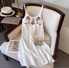 Load image into Gallery viewer, Crochet Spaghetti Strap Dress