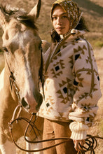 Load image into Gallery viewer, Geo-Print Sherpa Fleece Half-Zip Pullover