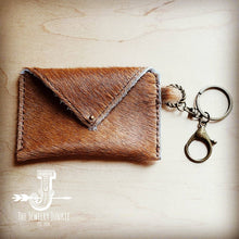 Load image into Gallery viewer, Sierra Credit Card Wallet-Brown/Tan Hair on Hide