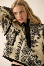 Load image into Gallery viewer, Sherpa Fleece Zip Pullover Jacket