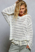 Load image into Gallery viewer, Shay Blush Sheer Sweater