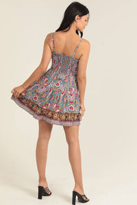 TWIST FRONT CUT OUT SUNDRESS