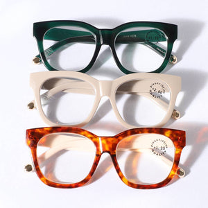 Chunky Square Glasses Frame  Reading Glasses