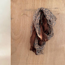 Load image into Gallery viewer, Scarvii - Lightweight Floral Pattern Ruched Scarf
