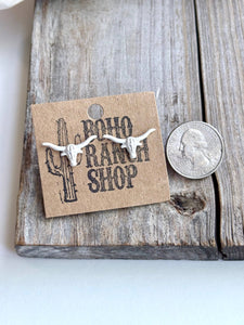 Horse Shoe Stud Earrings