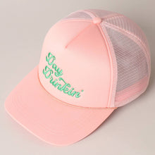 Load image into Gallery viewer, Day Drinkin Texts Embroidery Mesh Back Trucker Hat