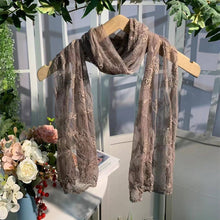 Load image into Gallery viewer, Scarvii - Embroidered Lace Small Shawl Scarf