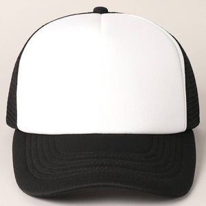 Blank Trucker, choose a removable patch