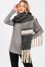 Load image into Gallery viewer, Multi Stripe Oblong Scarf